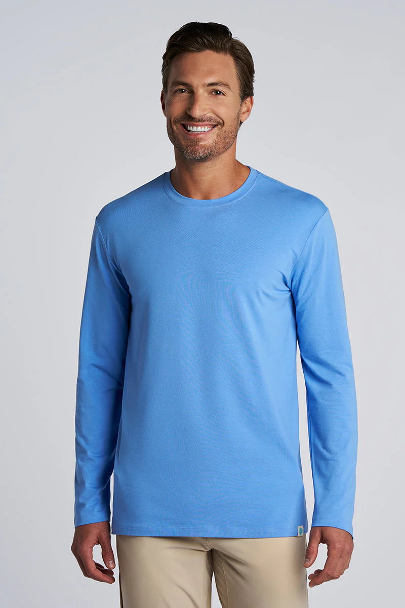 Men's Morada Everyday Long Sleeve T-Shirt | Bluebell - Image 6