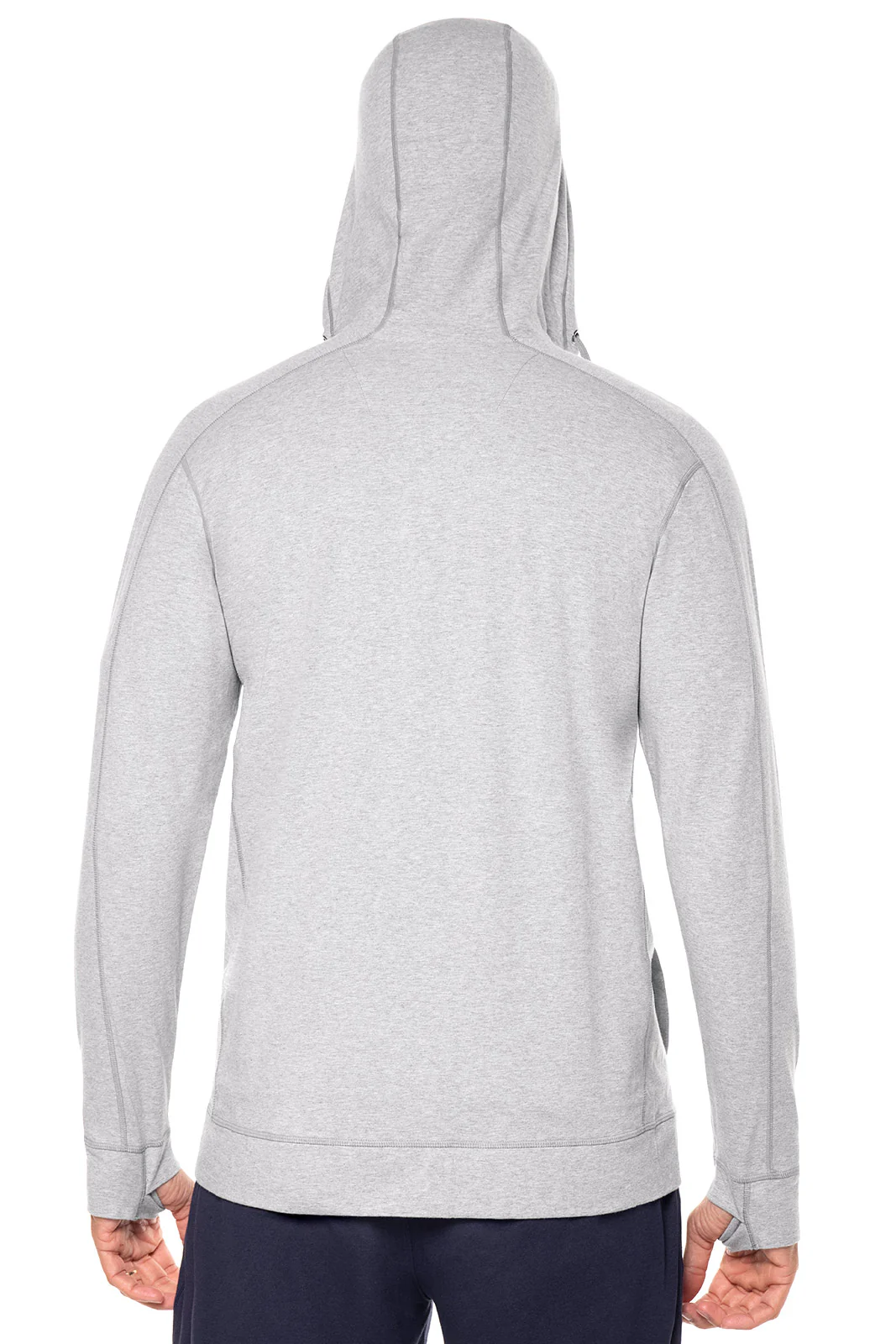 Men's LumaLeo Zip-Up Hoodie | Grey Heather - Image 3