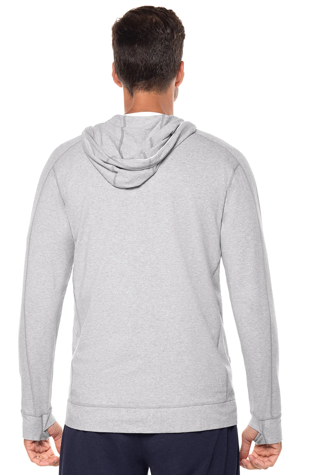 Men's LumaLeo Zip-Up Hoodie | Grey Heather - Image 4