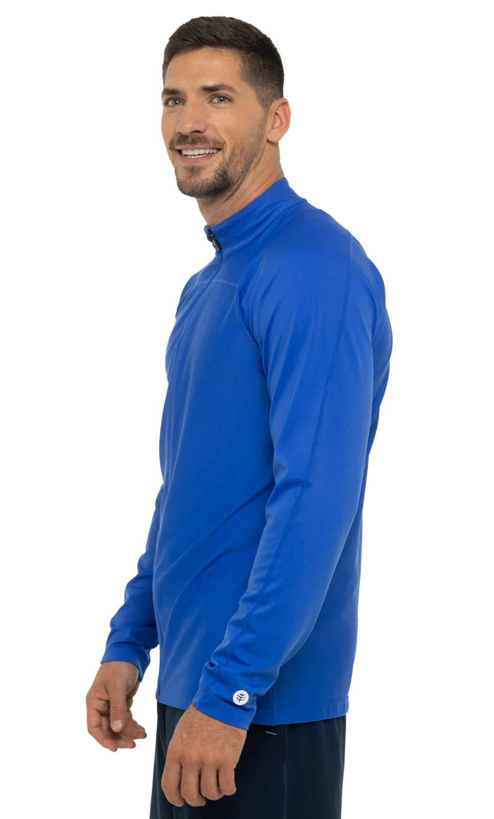 Men's Menorca Long Sleeve Swim Jacket | Baja Blue - Image 5