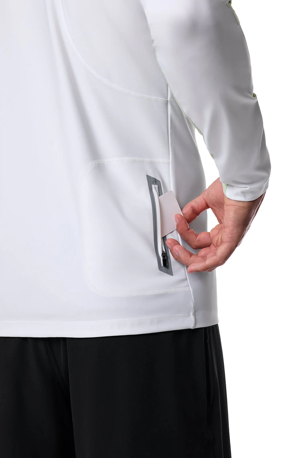 Men's Menorca Long Sleeve Swim Jacket | Seedling Colorblock - Image 9