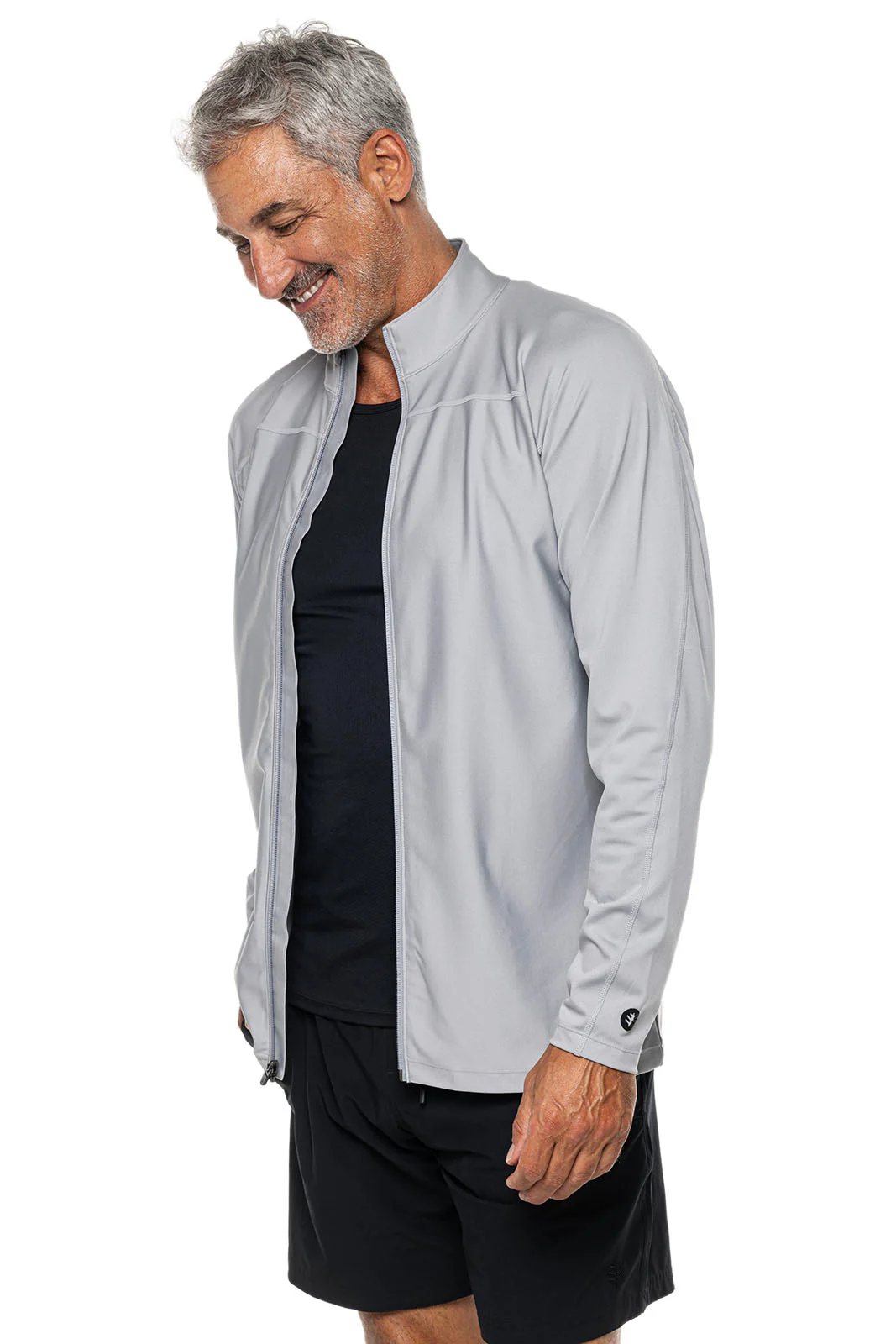 Men's Menorca Long Sleeve Swim Jacket | Slate - Image 3