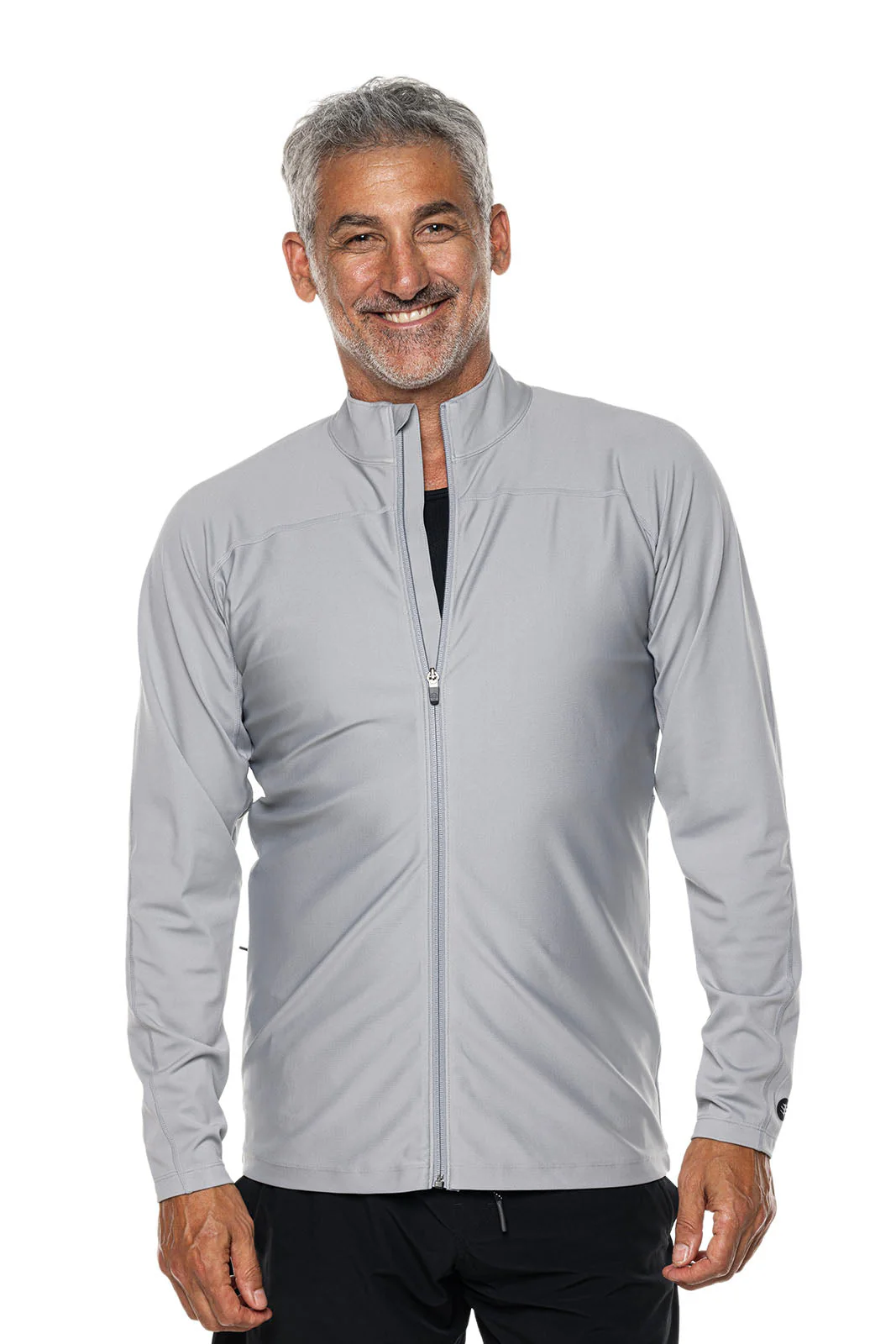 Men's Menorca Long Sleeve Swim Jacket | Slate - Image 4