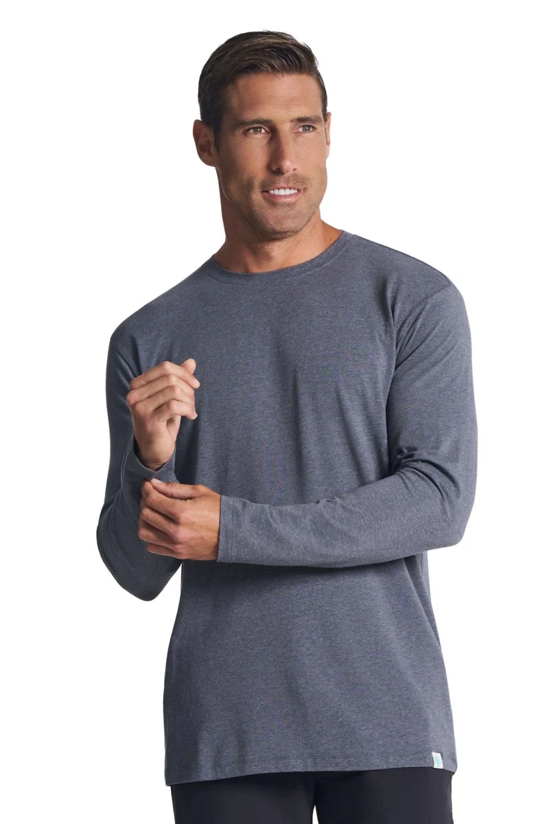 Men's Morada Everyday Long Sleeve T-Shirt | Charcoal - Image 2