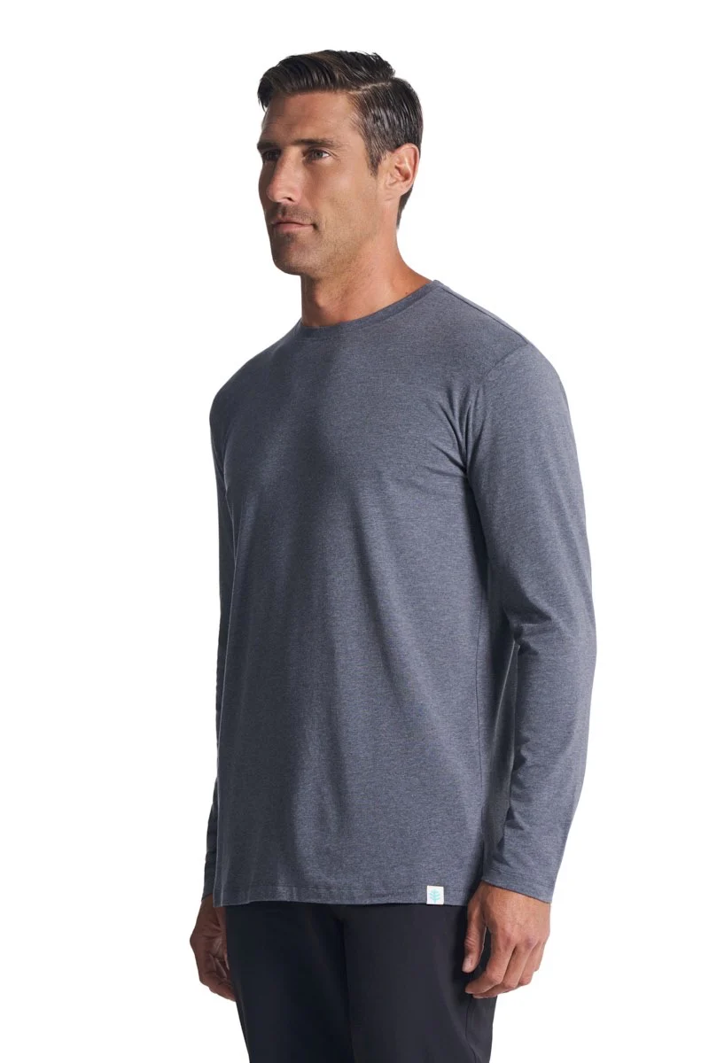 Men's Morada Everyday Long Sleeve T-Shirt | Charcoal - Image 3