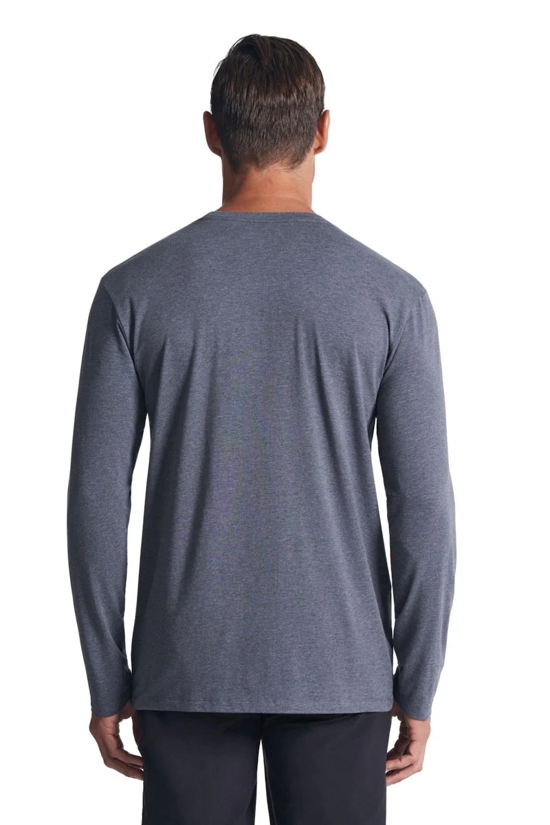Men's Morada Everyday Long Sleeve T-Shirt | Charcoal - Image 4