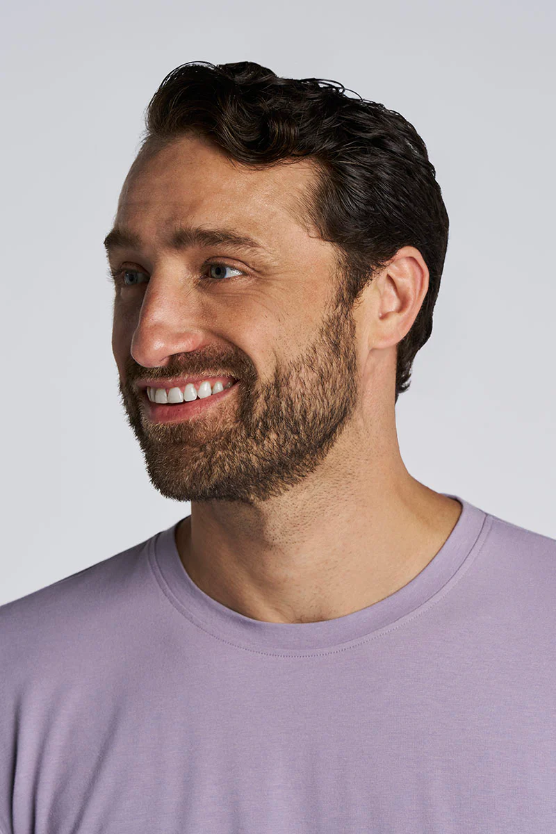 Men's Morada Everyday Long Sleeve T-Shirt | Lavender Gray - Image 4