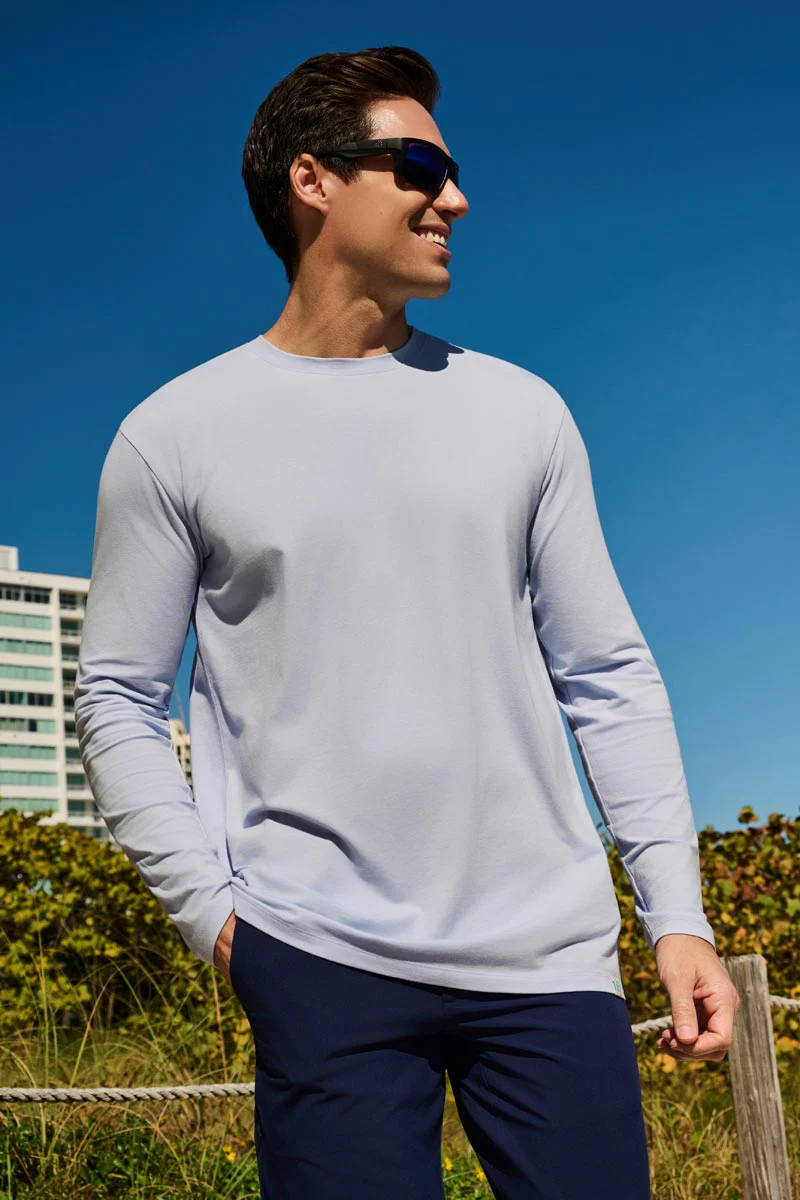 Men's Morada Everyday Long Sleeve T-Shirt | Periwinkle