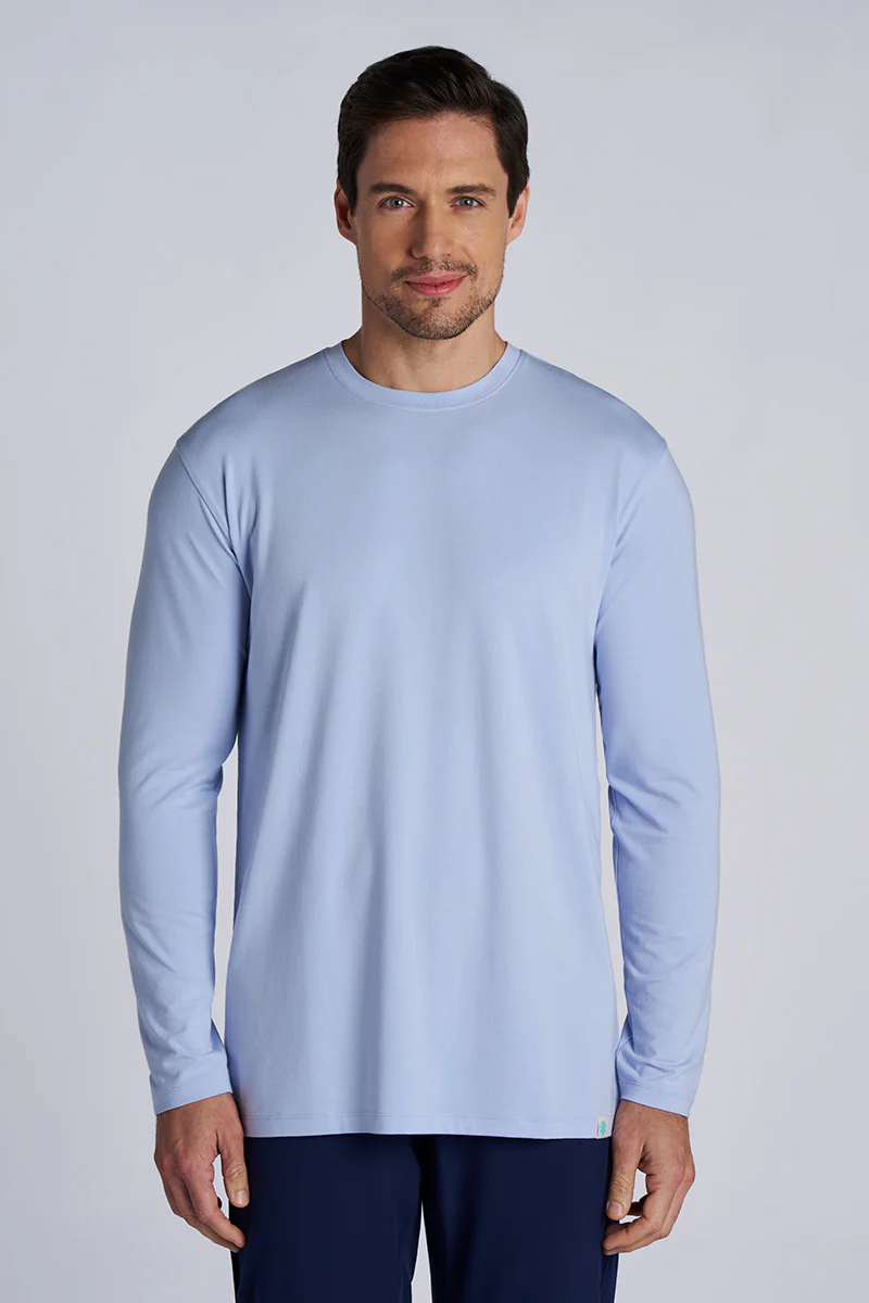 Men's Morada Everyday Long Sleeve T-Shirt | Periwinkle - Image 2