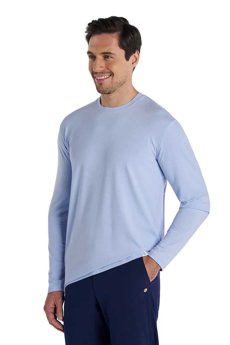 Men's Morada Everyday Long Sleeve T-Shirt | Periwinkle - Image 5