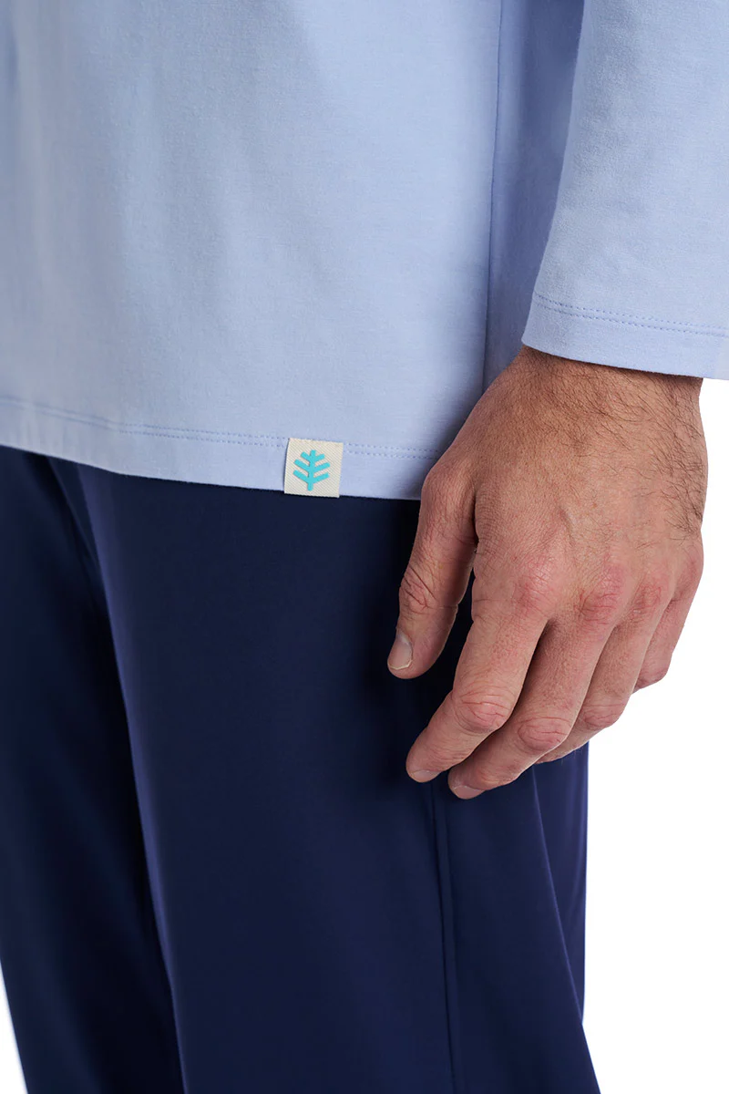 Men's Morada Everyday Long Sleeve T-Shirt | Periwinkle - Image 6