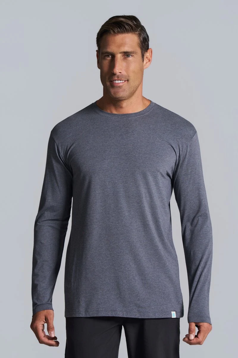 Men's Morada Everyday Long Sleeve T-Shirt | Charcoal