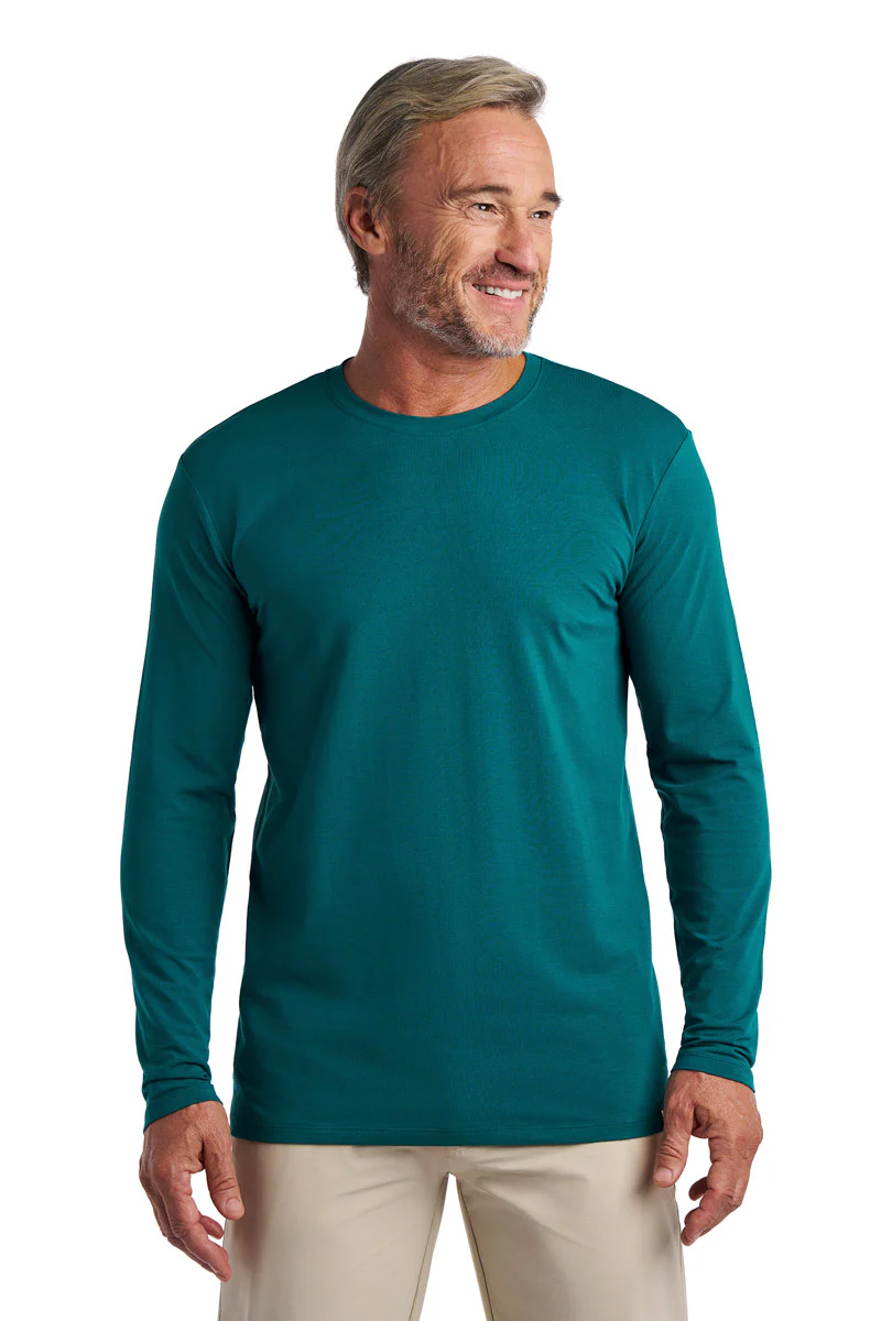 Men's Morada Everyday Long Sleeve T-Shirt | Transformative Teal - Image 3