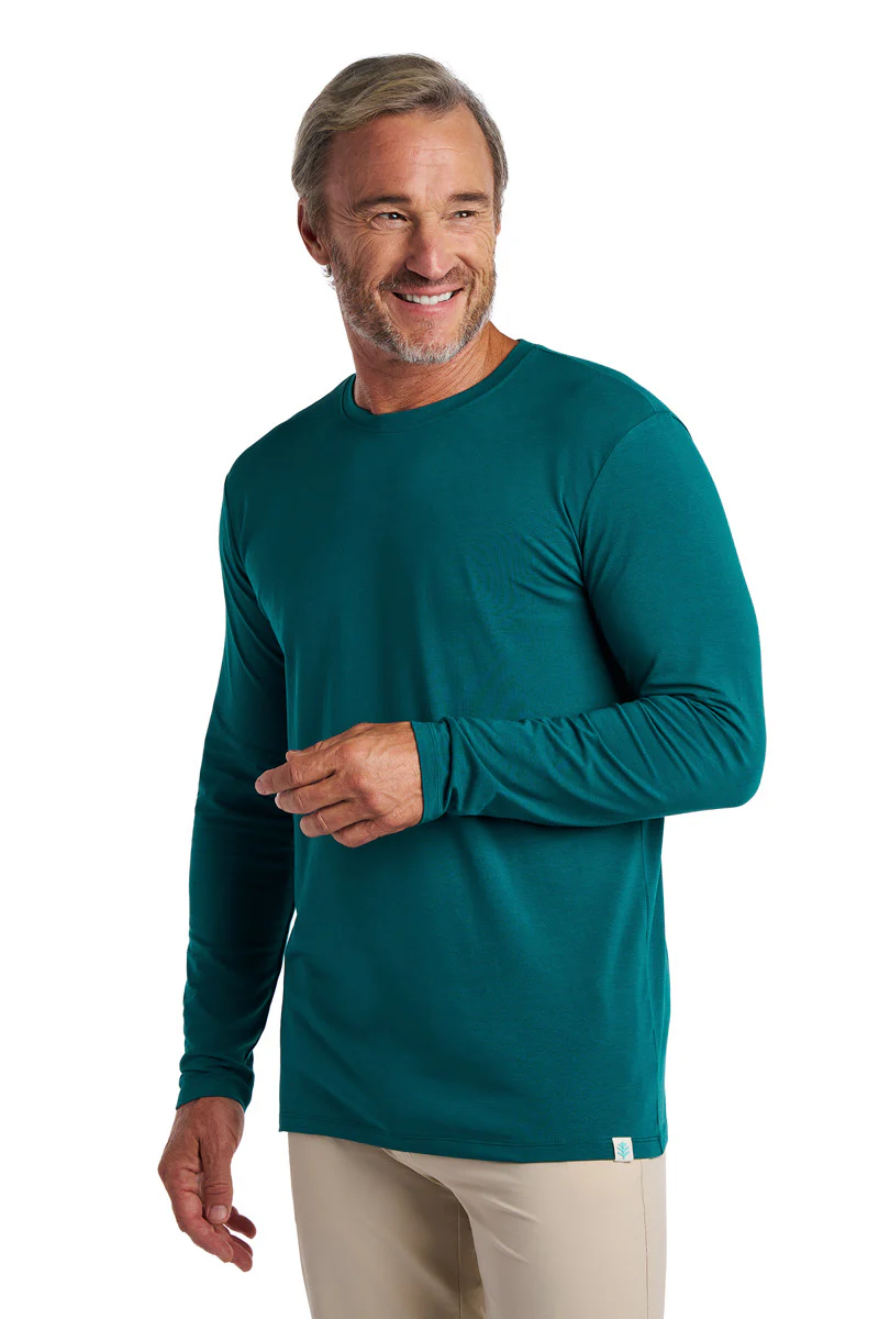 Men's Morada Everyday Long Sleeve T-Shirt | Transformative Teal - Image 4