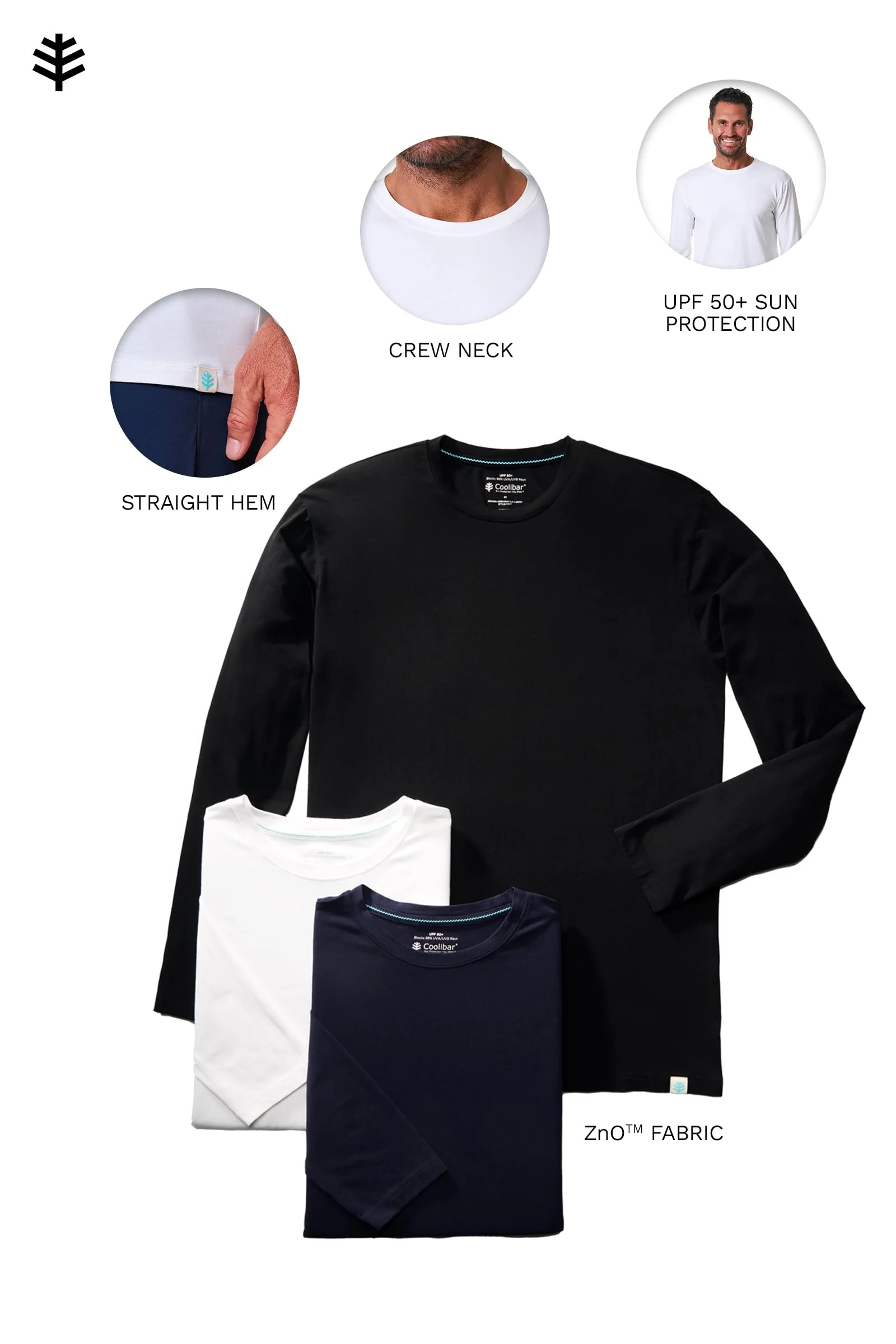 Men's Morada Everyday Long Sleeve T-Shirt | White - Image 9