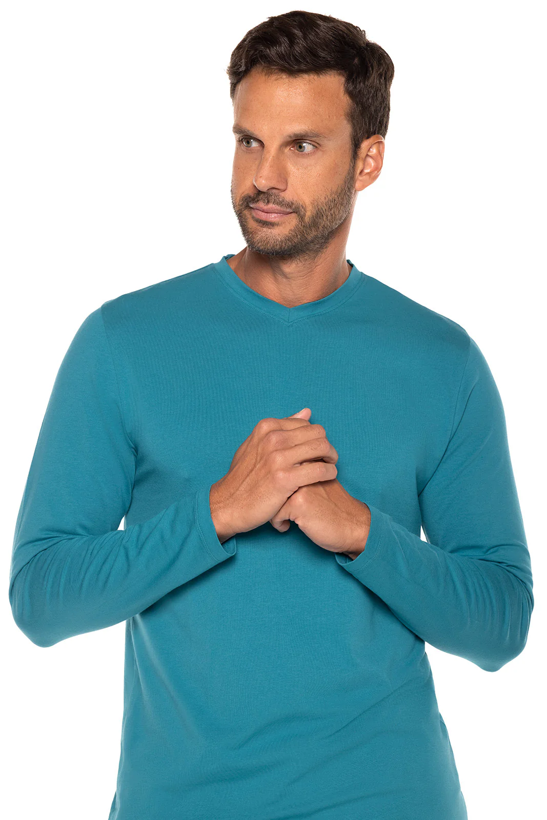 Men's Morada Everyday Long Sleeve V-Neck T-Shirt |  Clearance Parent - Image 6