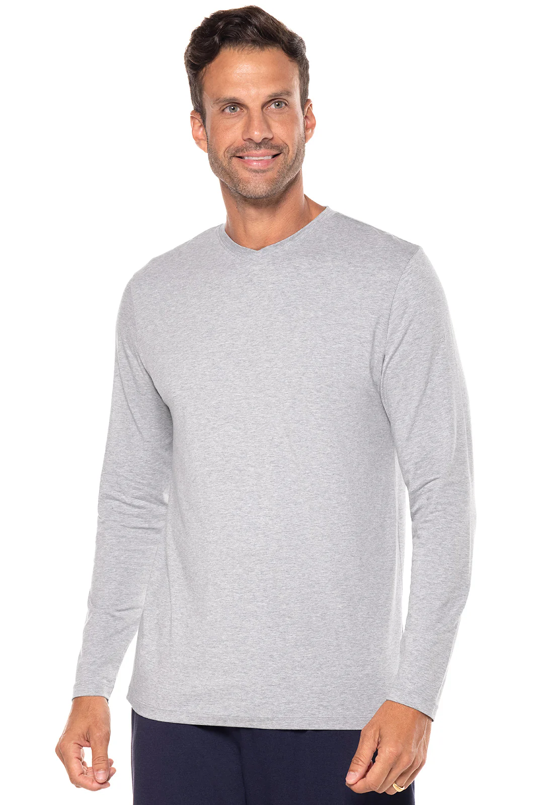 Men's Morada Everyday Long Sleeve V-Neck T-Shirt | Regular Parent - Image 8