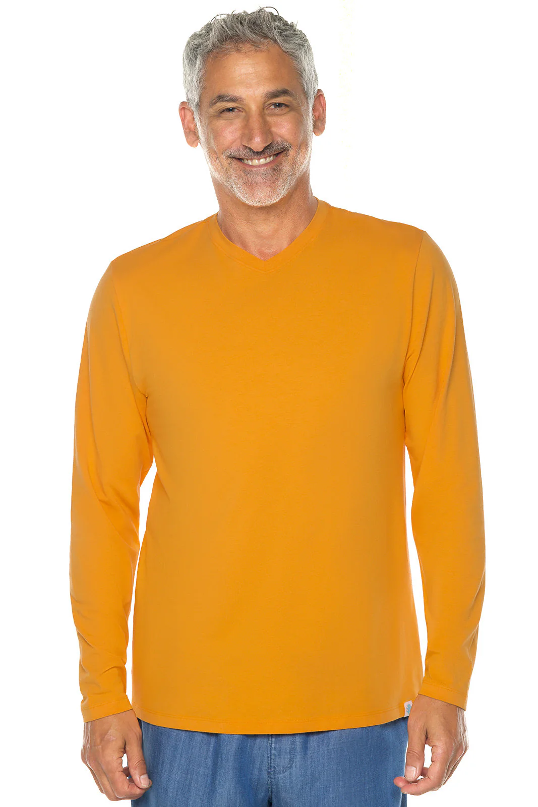 Men's Morada Everyday Long Sleeve V-Neck T-Shirt | Regular Parent - Image 2