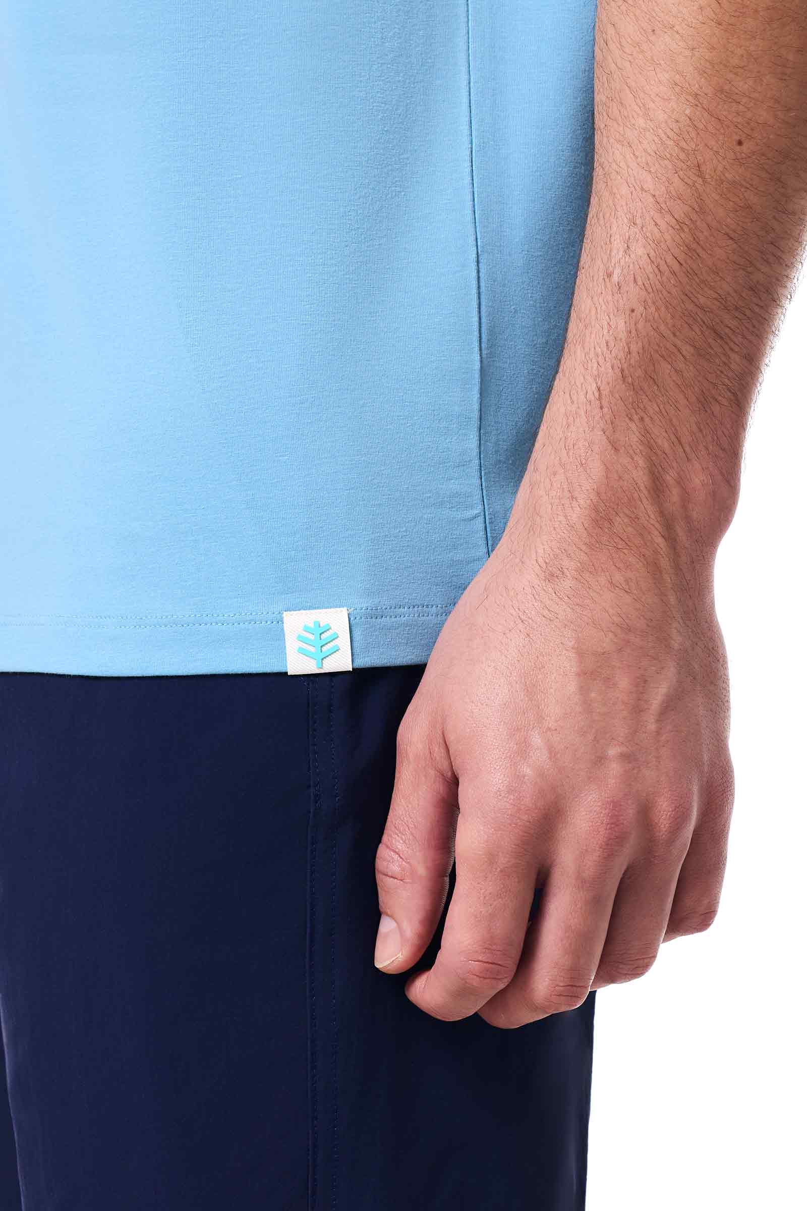 Men's Morada Everyday Short Sleeve T-Shirt | Arctic Blue - Image 5