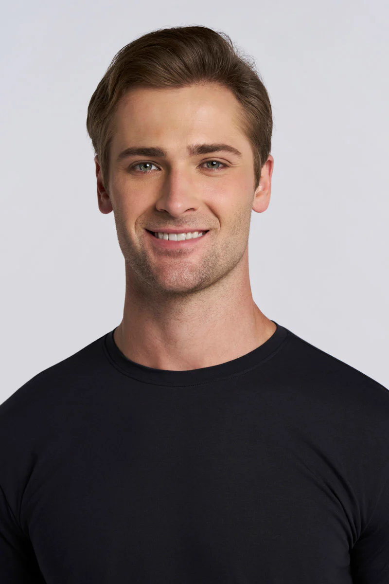 Men's Morada Everyday Short Sleeve T-Shirt Pima Sol | Black - Image 6