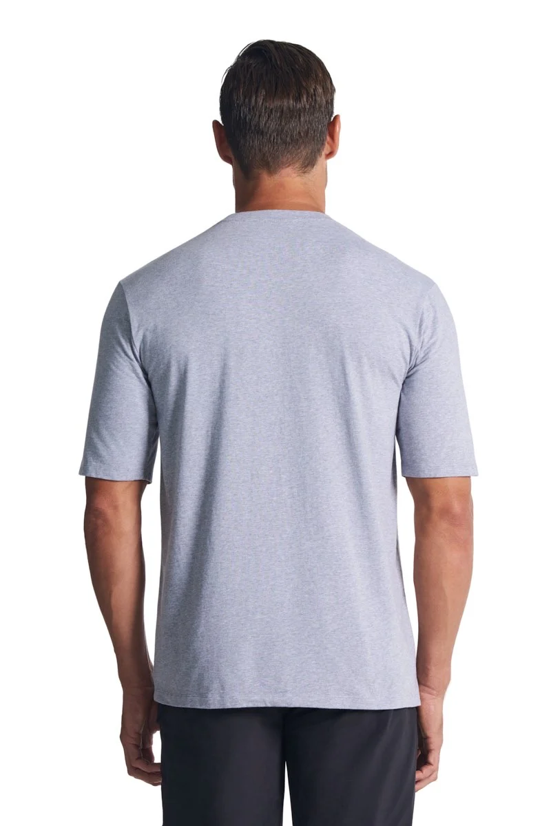 Men's Morada Everyday Short Sleeve T-Shirt | Grey Heather - Image 4