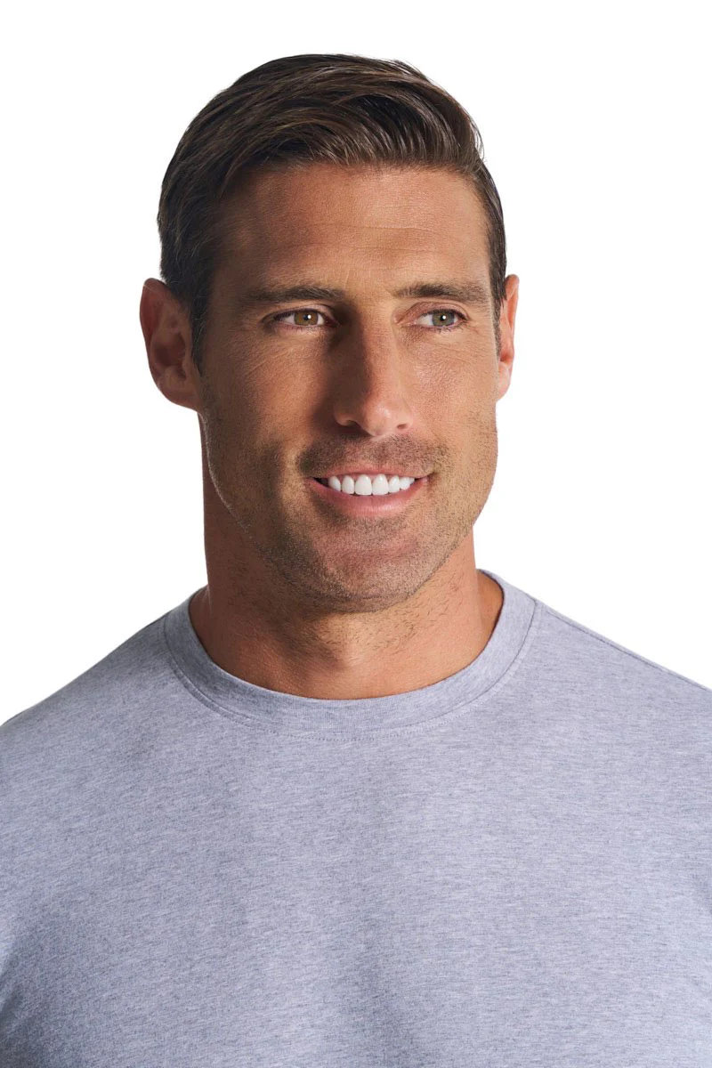 Men's Morada Everyday Short Sleeve T-Shirt | Grey Heather - Image 5