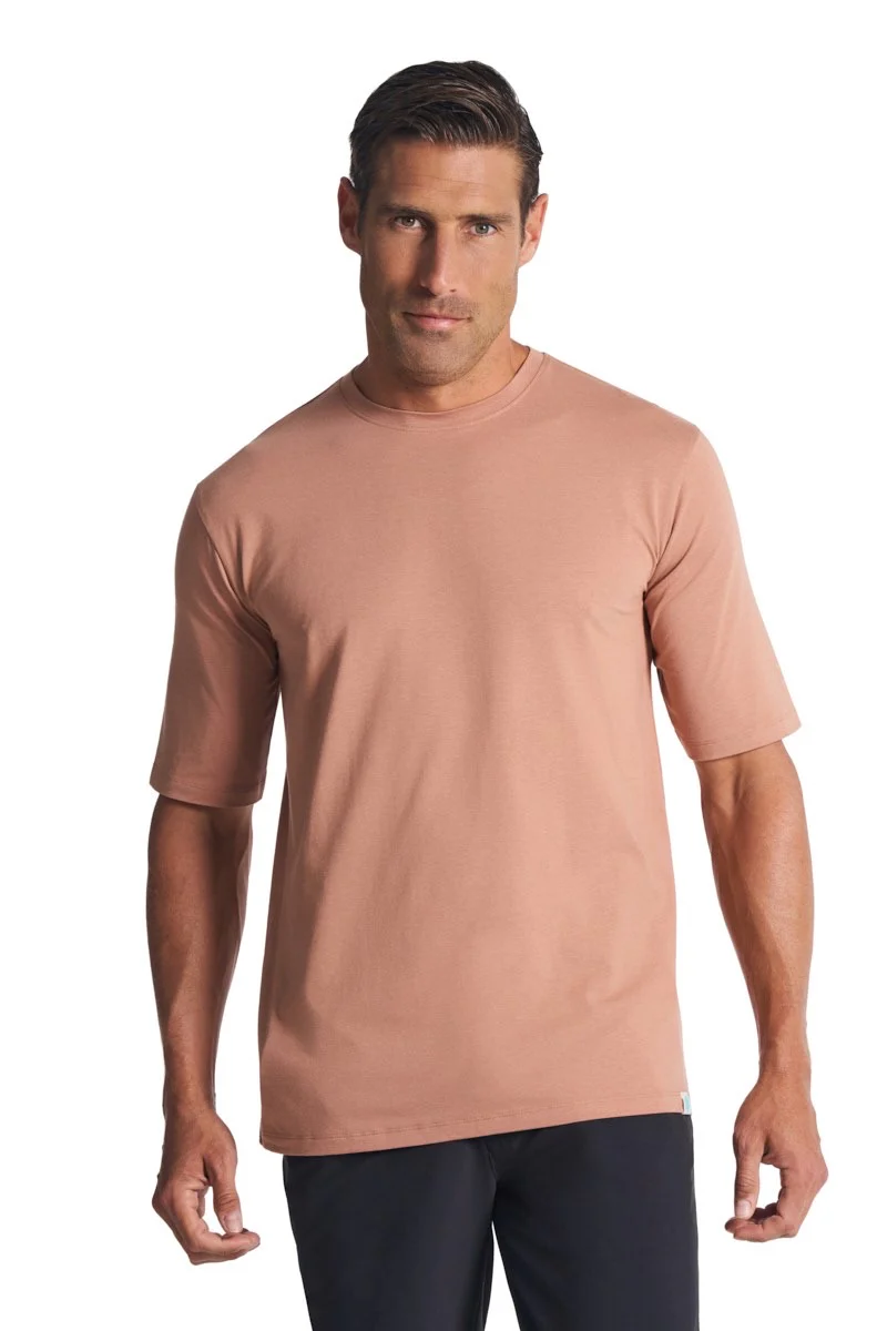 Men's Morada Everyday Short Sleeve T-Shirt | Mocha Mousse - Image 2