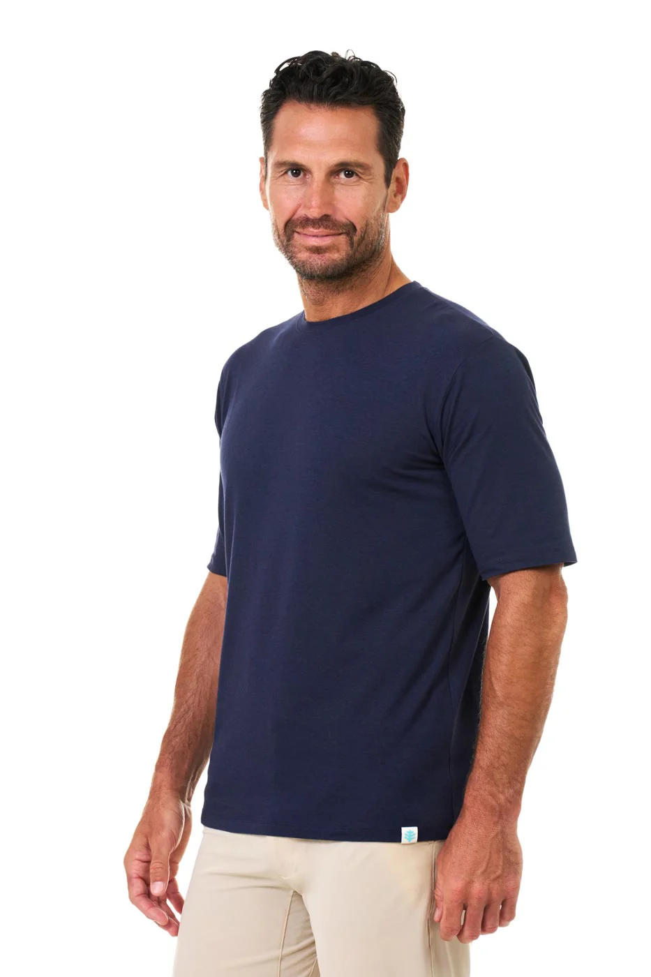 Men's Morada Everyday Short Sleeve T-Shirt | Navy - Image 4