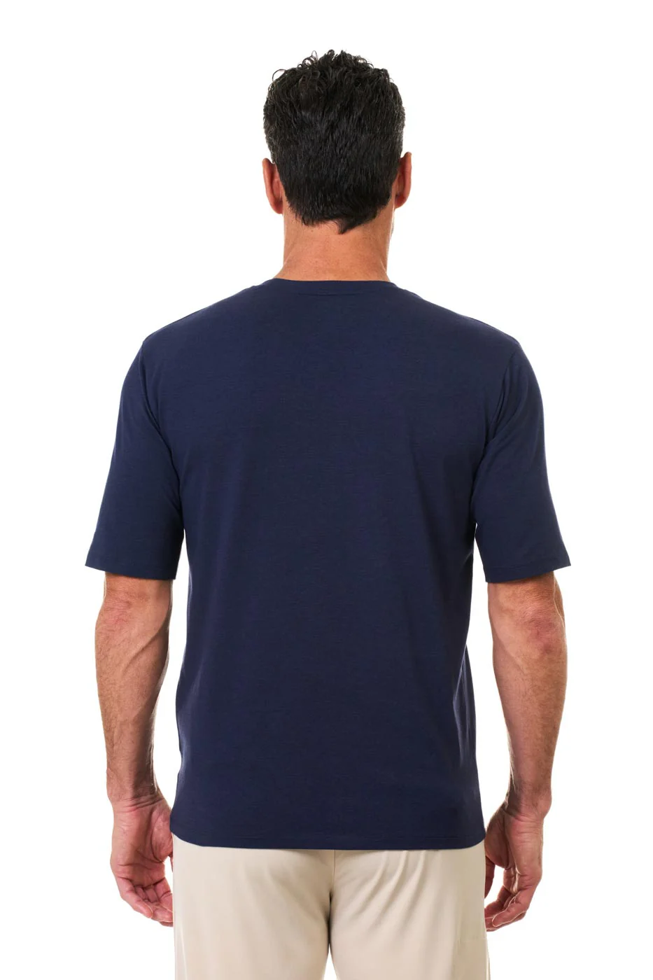 Men's Morada Everyday Short Sleeve T-Shirt | Navy - Image 5