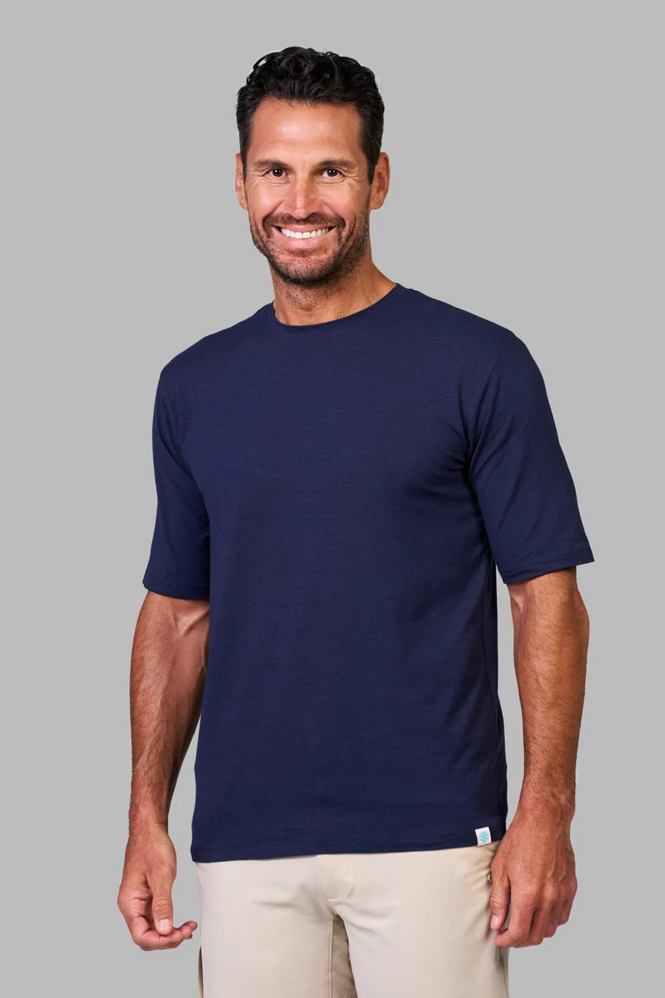 Men's Morada Everyday Short Sleeve T-Shirt | Navy - Image 2