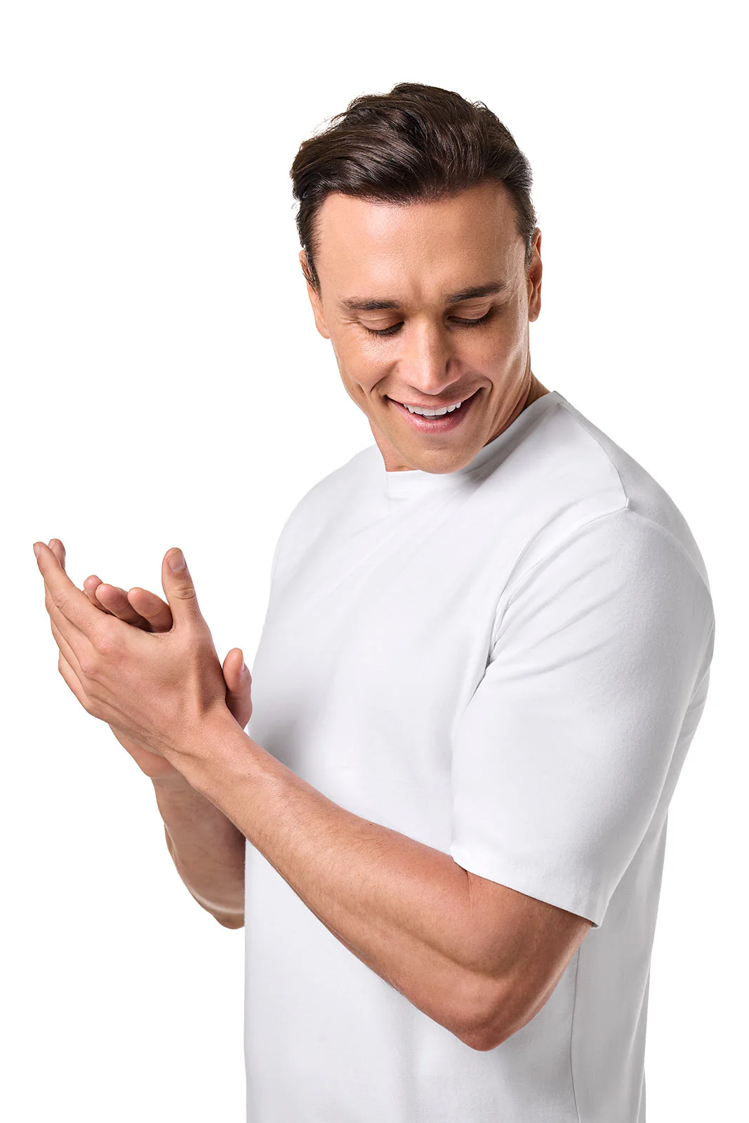 Men's Morada Everyday Short Sleeve T-Shirt | White - Image 6