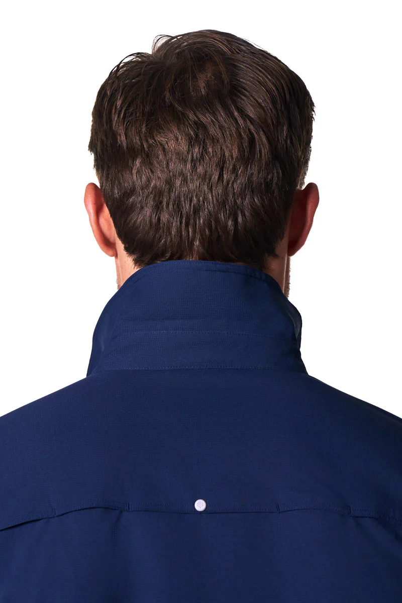 Men's Nassau Long Sleeve Fishing Shirt | Navy - Image 6