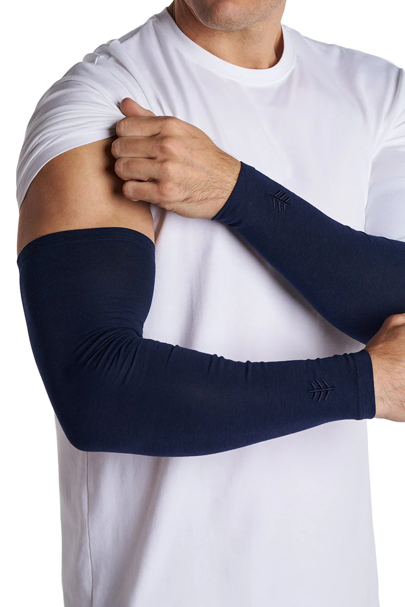 Men's Navagio Arm Sleeves | Navy - Image 6