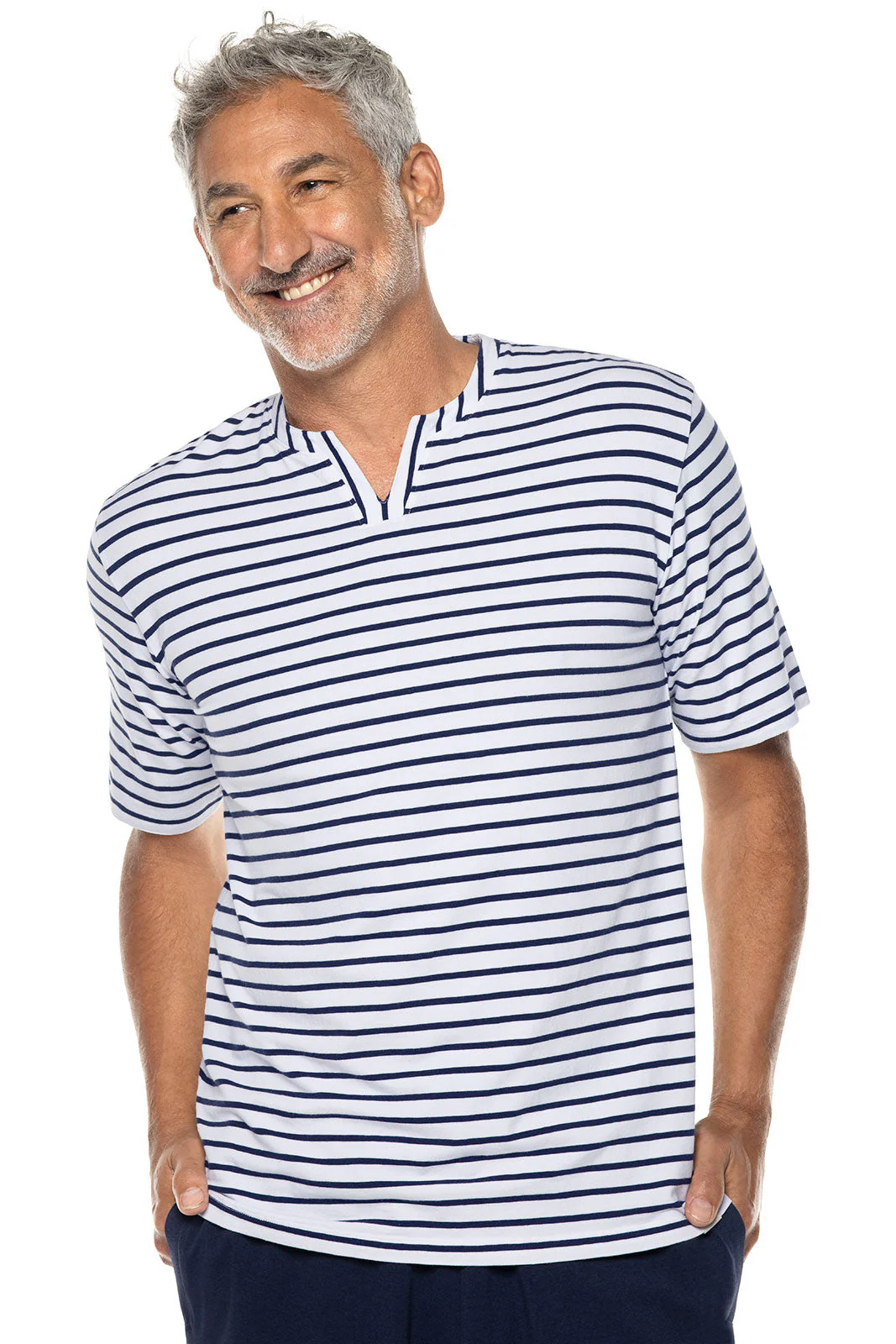 Men's Normandy Isles Notch Neck Tee | Regular Parent - Image 2