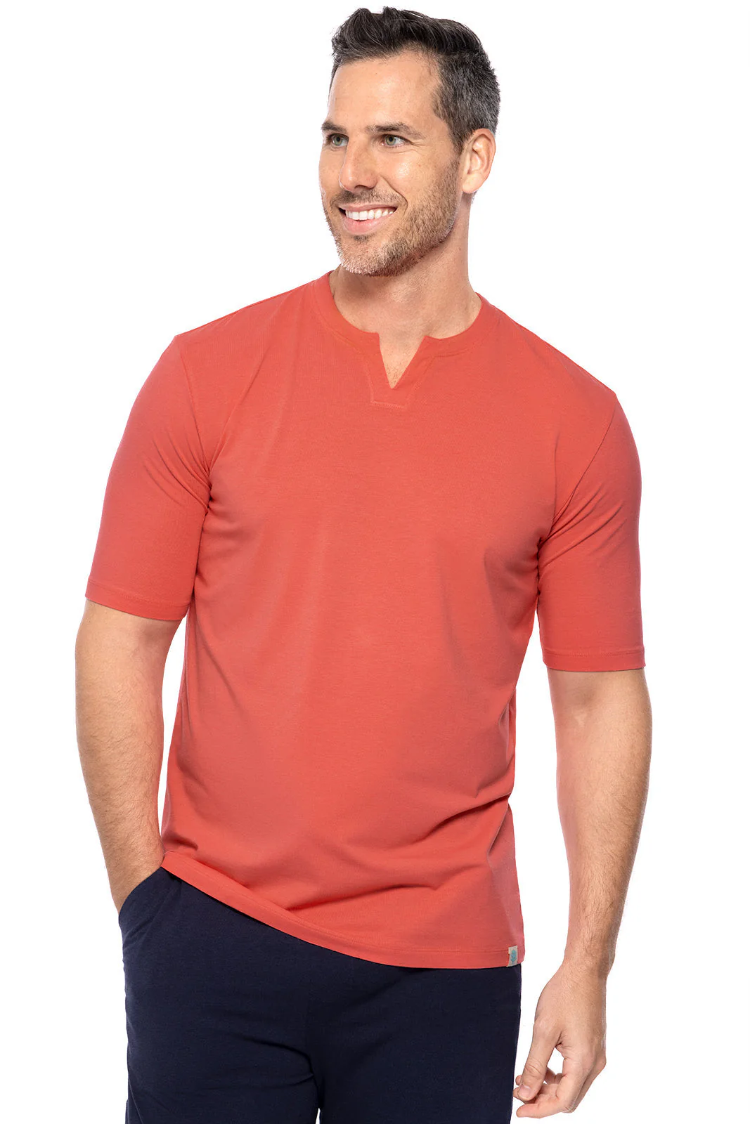 Men's Normandy Isles Notch Neck Tee | Regular Parent - Image 4