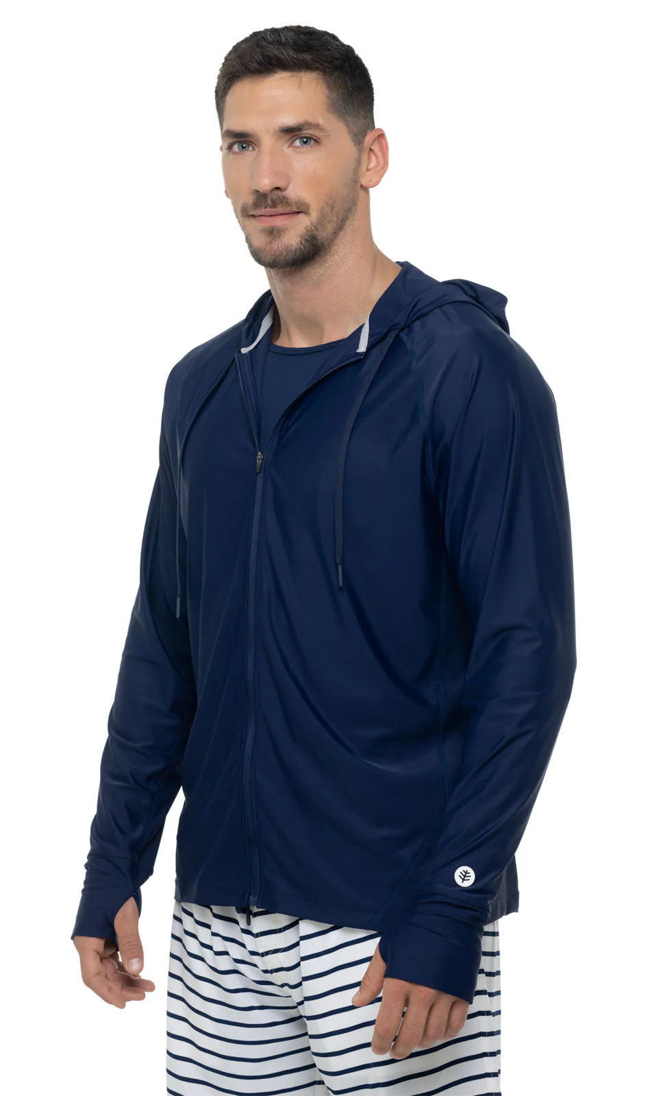 Men's Ocala Swim Hoodie | Navy - Image 4