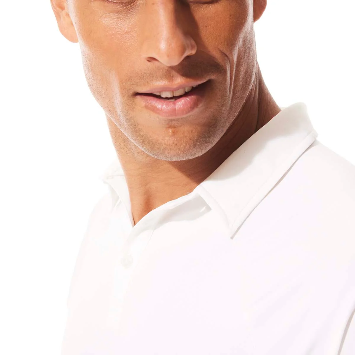 Men's Resort Short Sleeve Polo | Bright White - Image 2