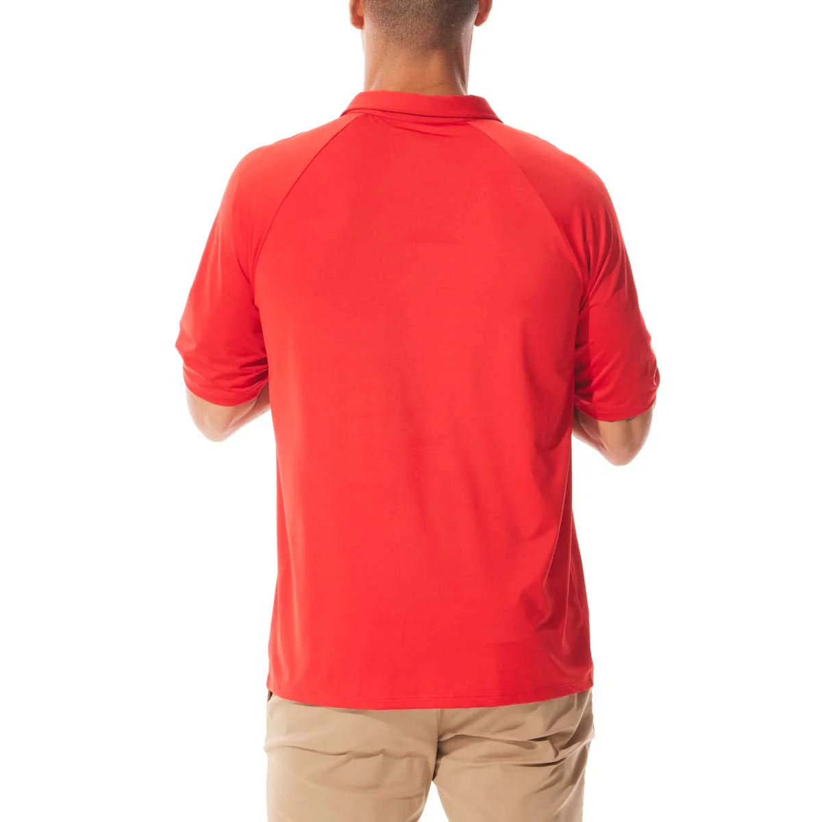 Men's Resort Short Sleeve Polo | Fire - Image 3