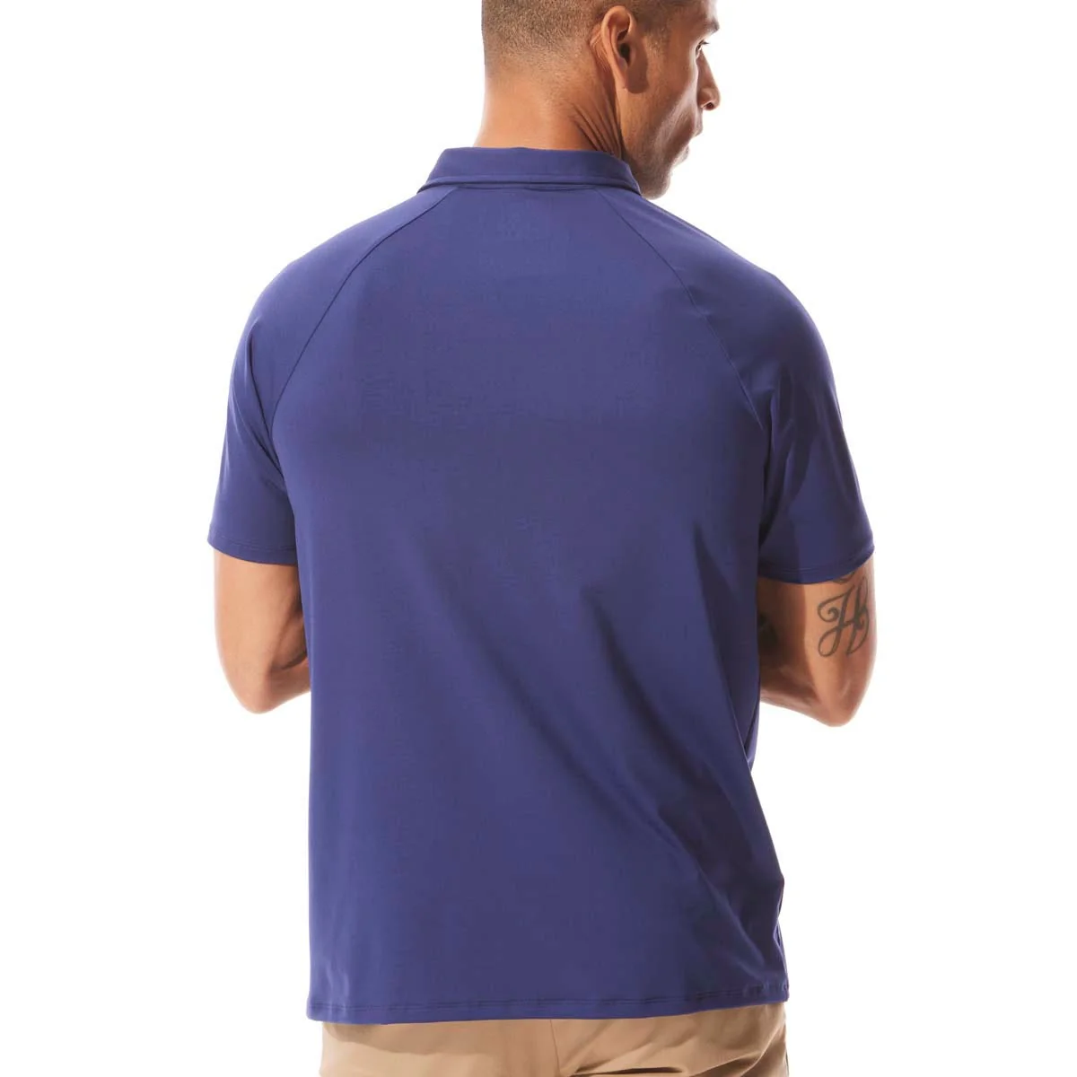 Men's Resort Short Sleeve Polo | Midnight Blue - Image 3