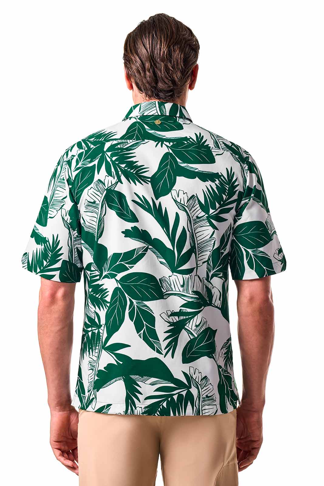 Men's Safari Camp Shirt | Eden Green Palm Paradise - Image 5
