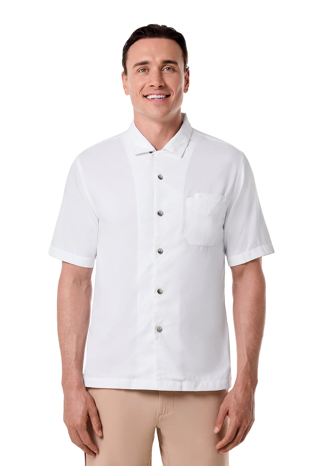 Men's Safari Camp Shirt | White - Image 2