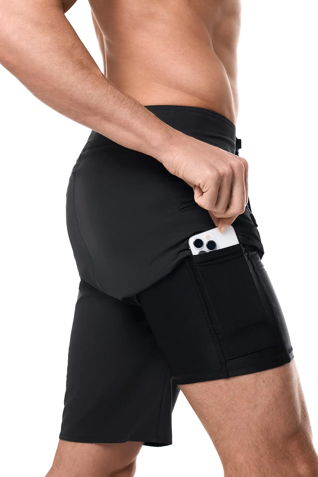 Men's San Marino Boardshort | Black - Image 6