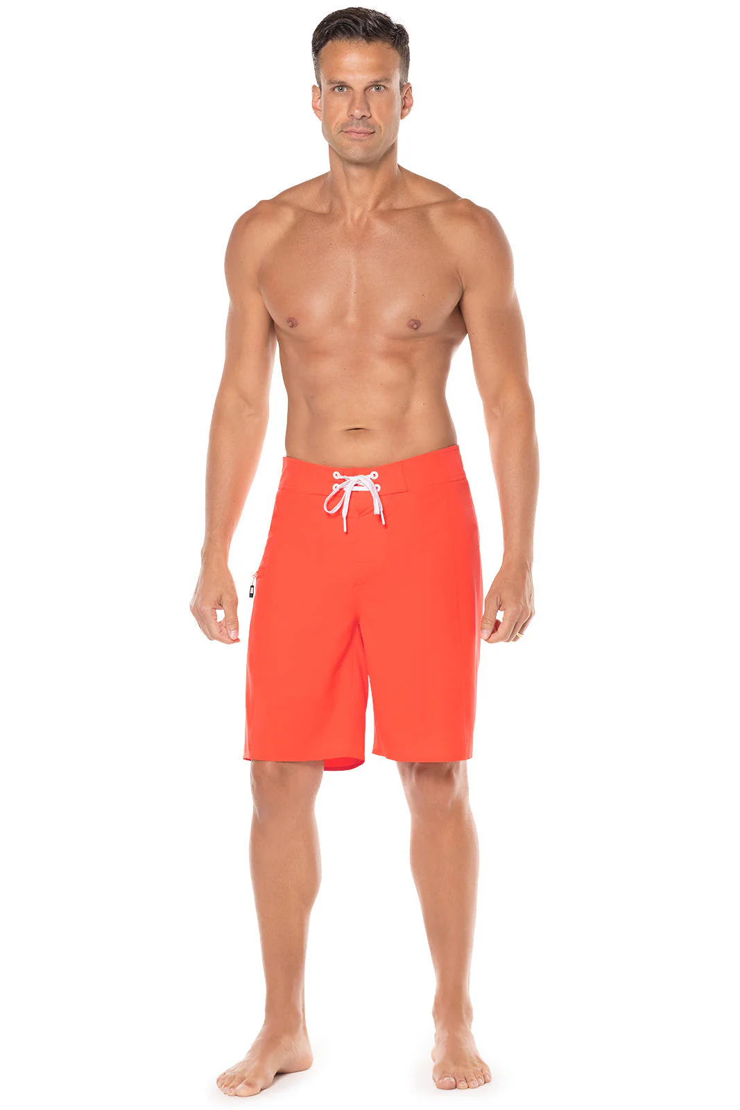 Men's San Marino Boardshort | Vivid Coral - Image 7