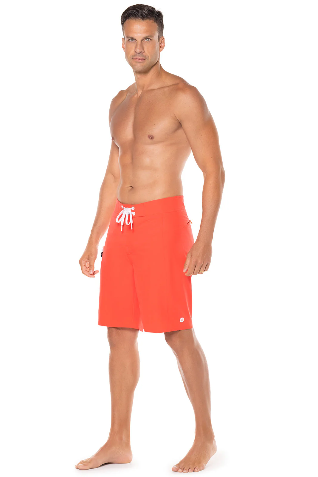 Men's San Marino Boardshort | Vivid Coral - Image 8