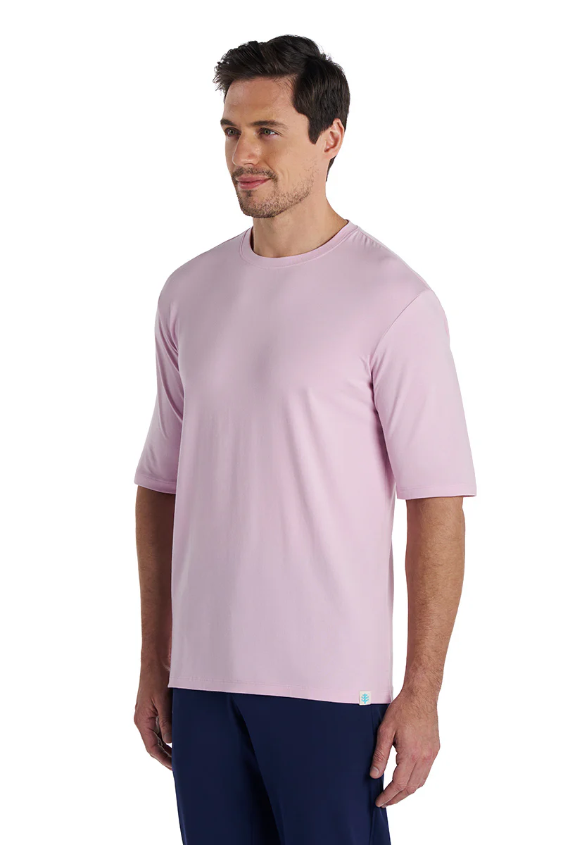 Men's Morada Everyday Short Sleeve T-Shirt | Powder - Image 3