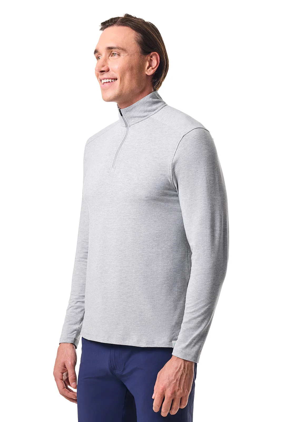 Men's Sonora Quarter-Zip | Grey Heather - Image 3