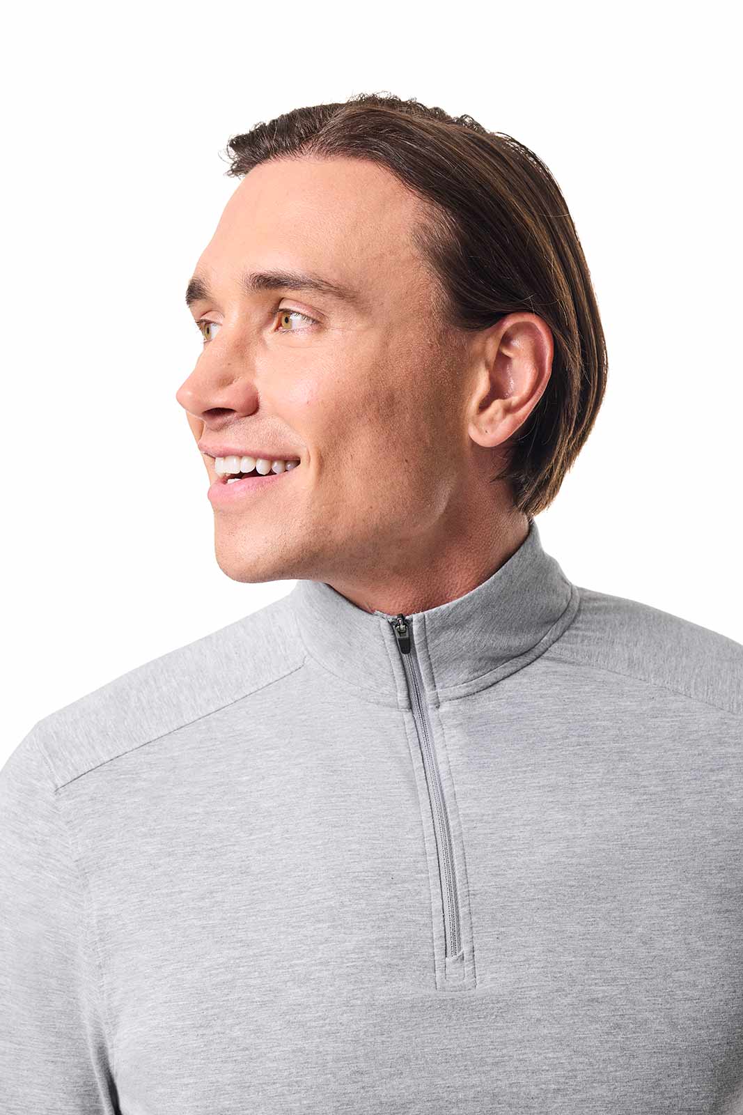 Men's Sonora Quarter-Zip | Grey Heather - Image 6