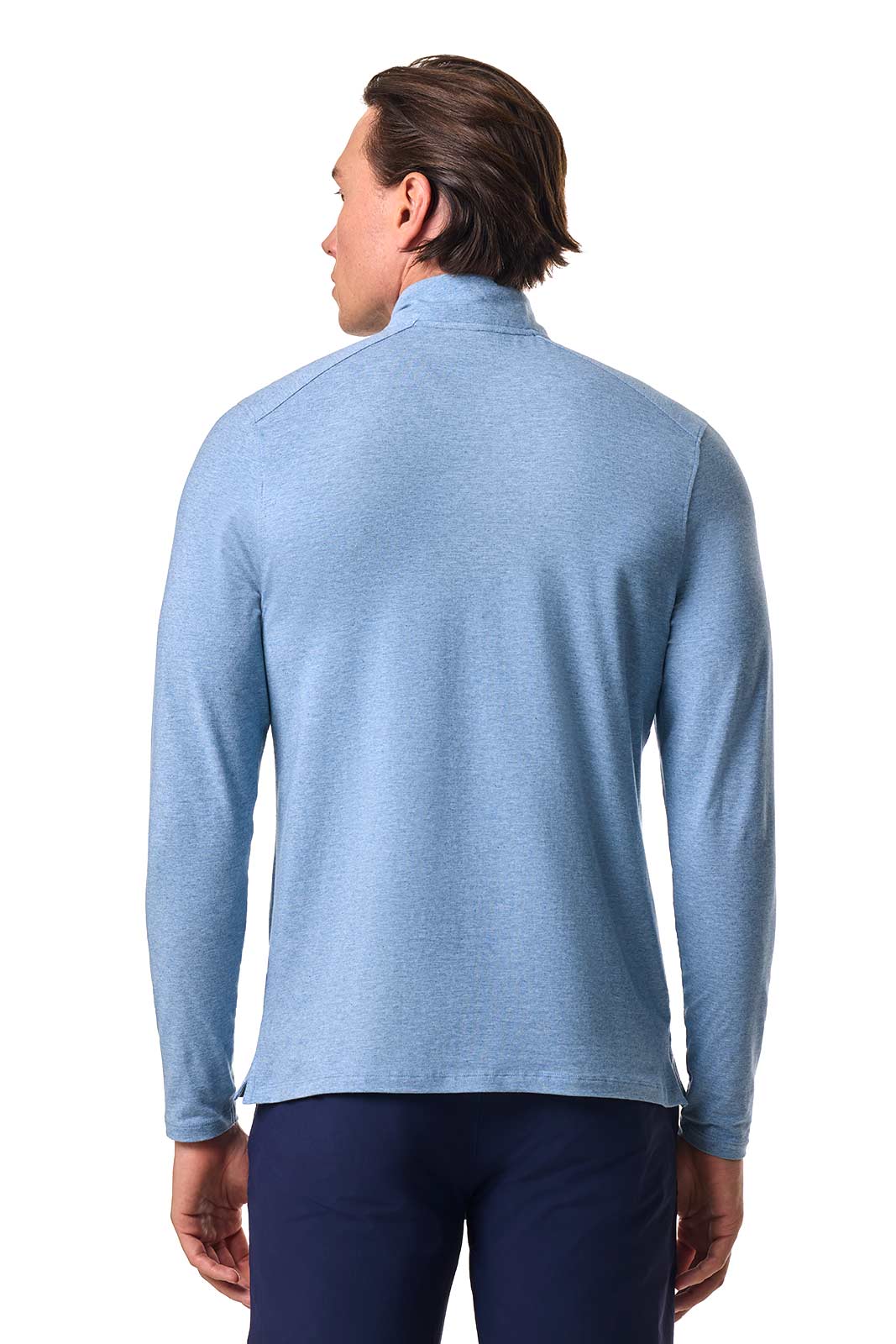 Men's Sonora Quarter-Zip | Light Blue Heather - Image 4