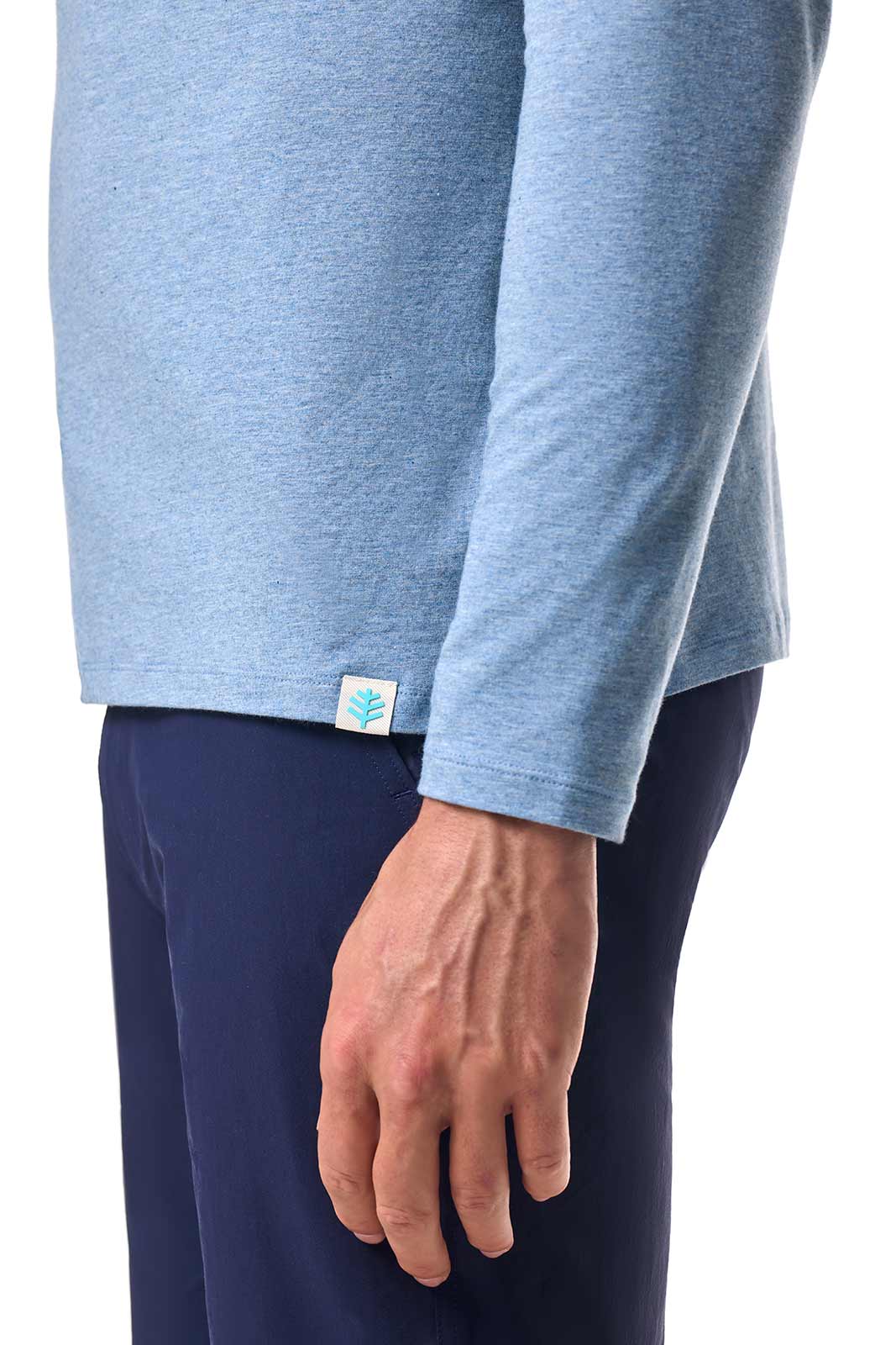 Men's Sonora Quarter-Zip | Light Blue Heather - Image 7