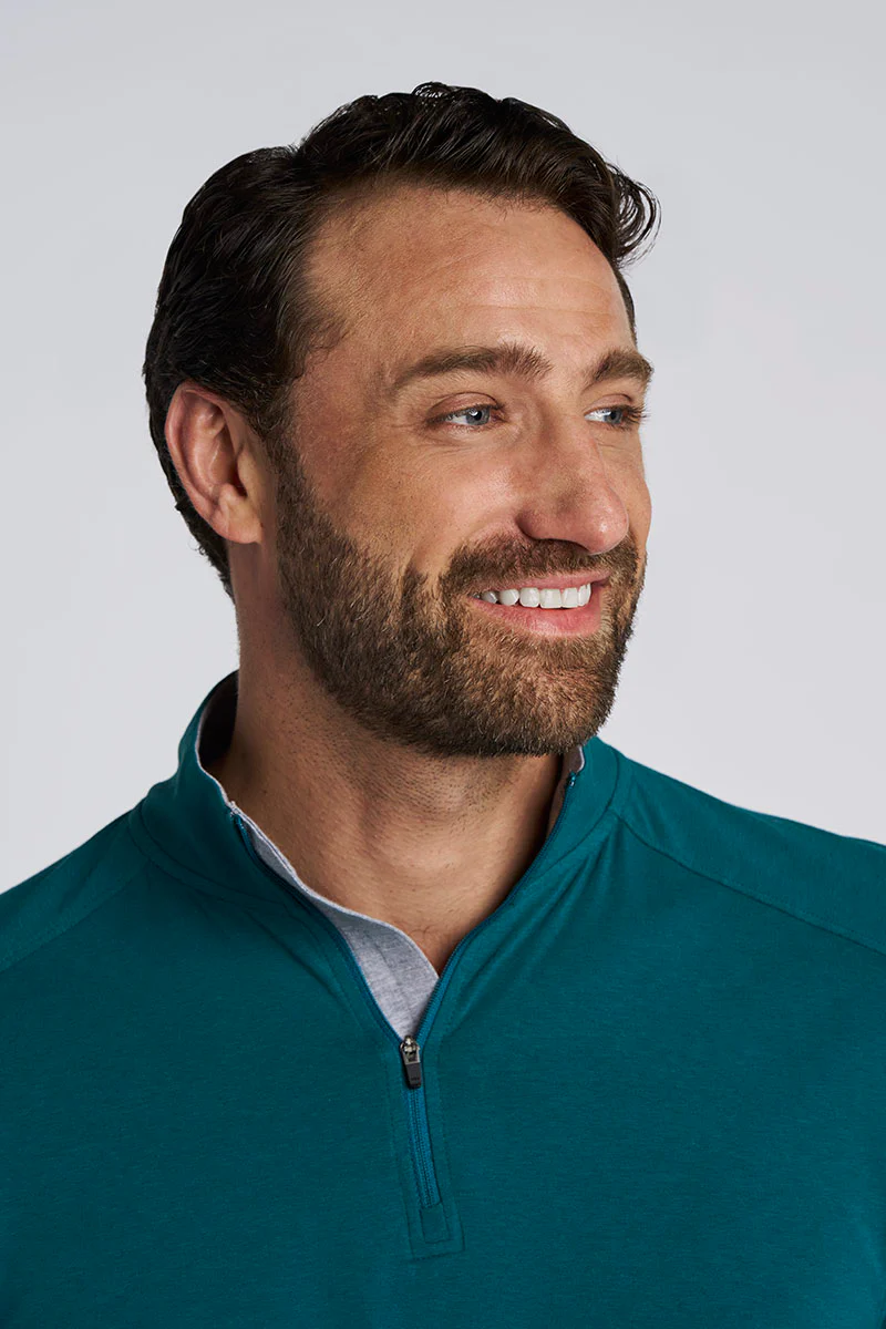 Men's Sonora Quarter Zip | Transformative Teal - Image 6